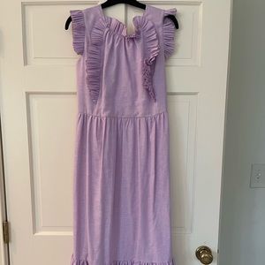 SEA NY lavender ruffle dress